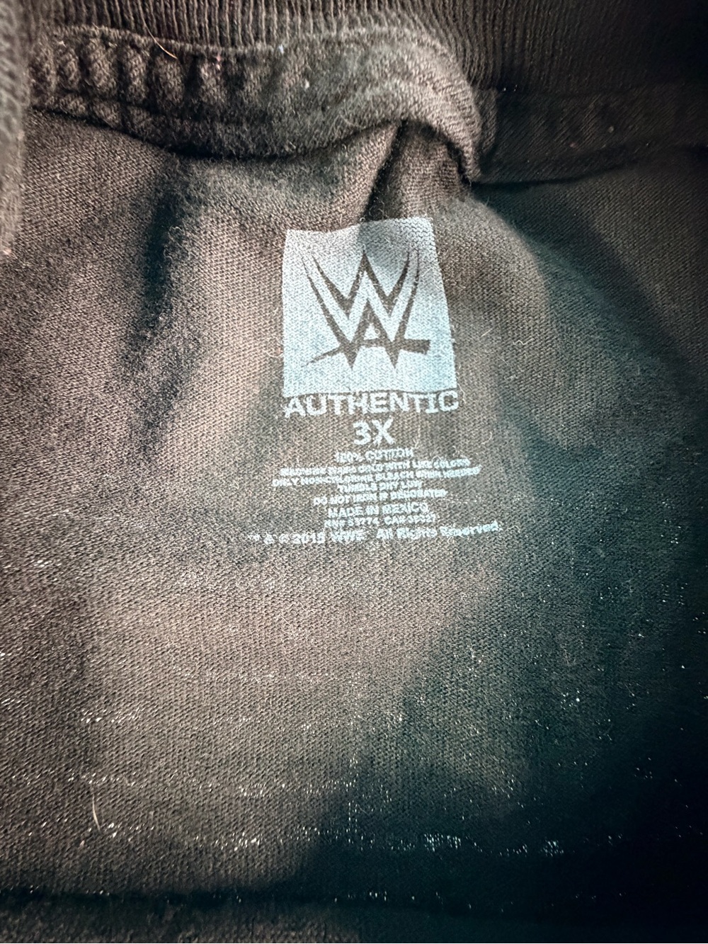 WWE Authentic Jack Swagger "We The People" Black T-Shirt Men's 3X - Picture 2 of 5